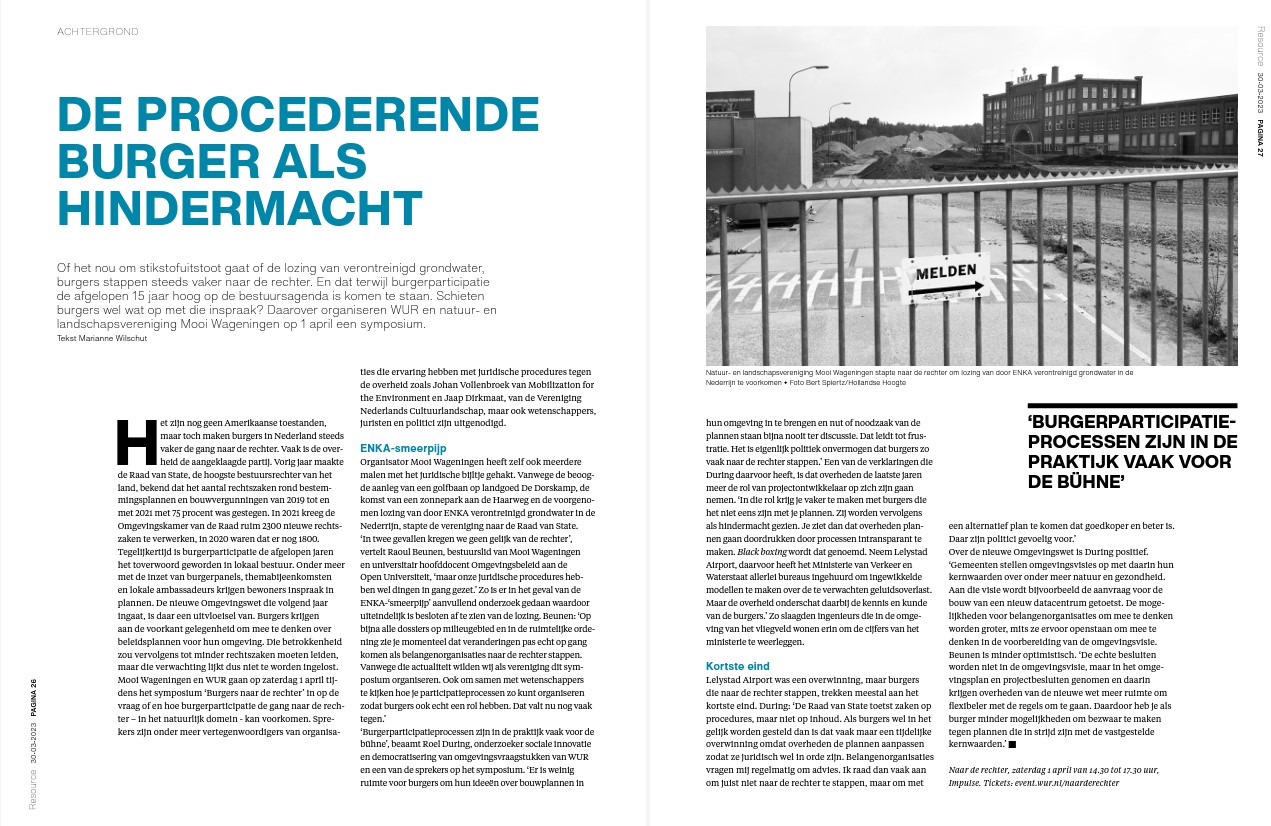 Resource procederende burgers